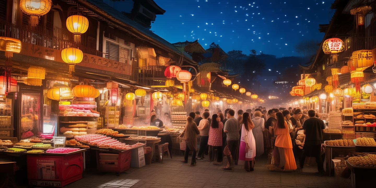 鄢陵花间夜市升级回归,槐花包子、玫瑰凉粉限时供应,夜色中的美食盛宴!